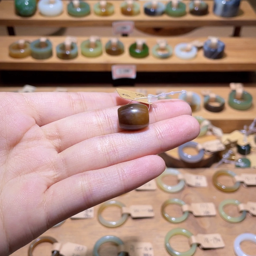 和田玉未镶嵌戒指506