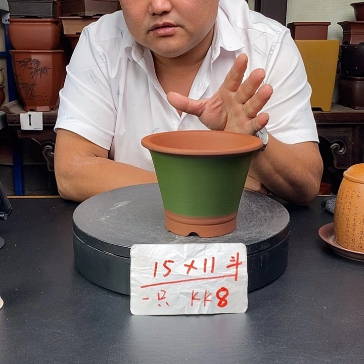 紫砂花盆货号一只Kk8