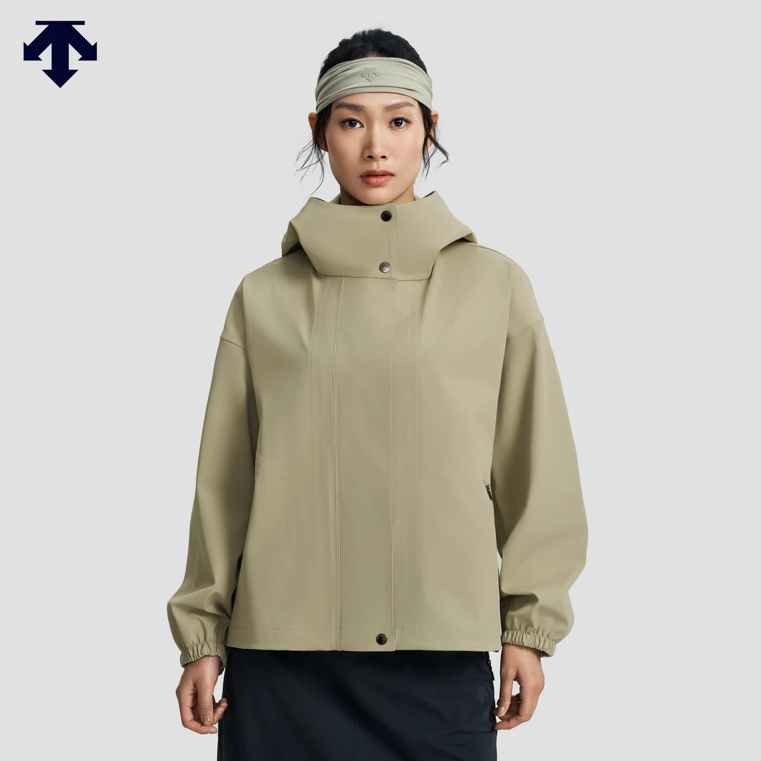 DESCENTE迪桑特STUDIO系列女士防水透湿梭织上衣外套新D5132GJK32