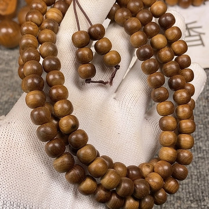 檀香木手串/手链老山檀香黑肉树头老料8/9/108沉水