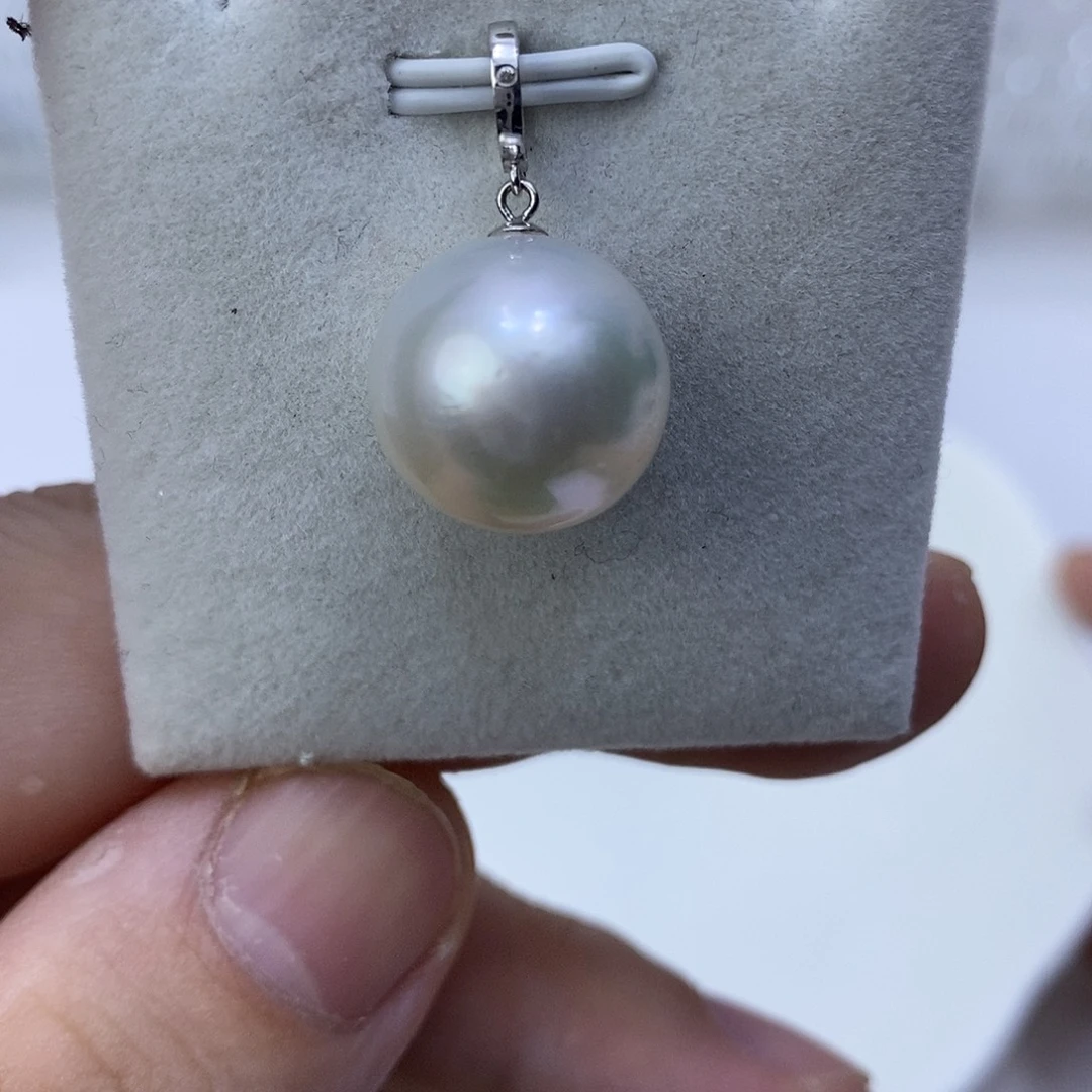 海水珍珠18K金镶嵌颈饰