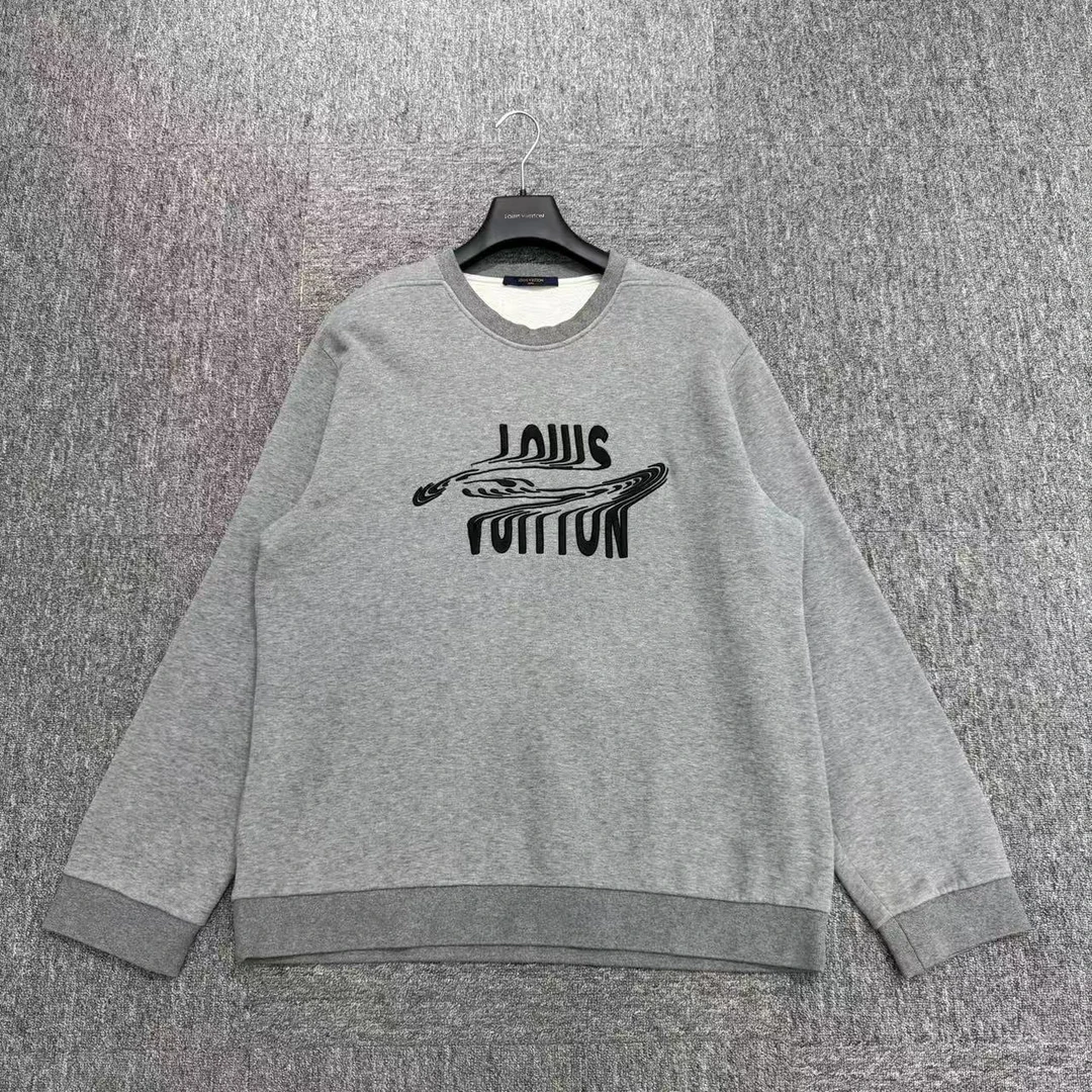 95新 LouisVuitton/路易威登 扭曲刺绣字母短袖/xxl码/编码16961