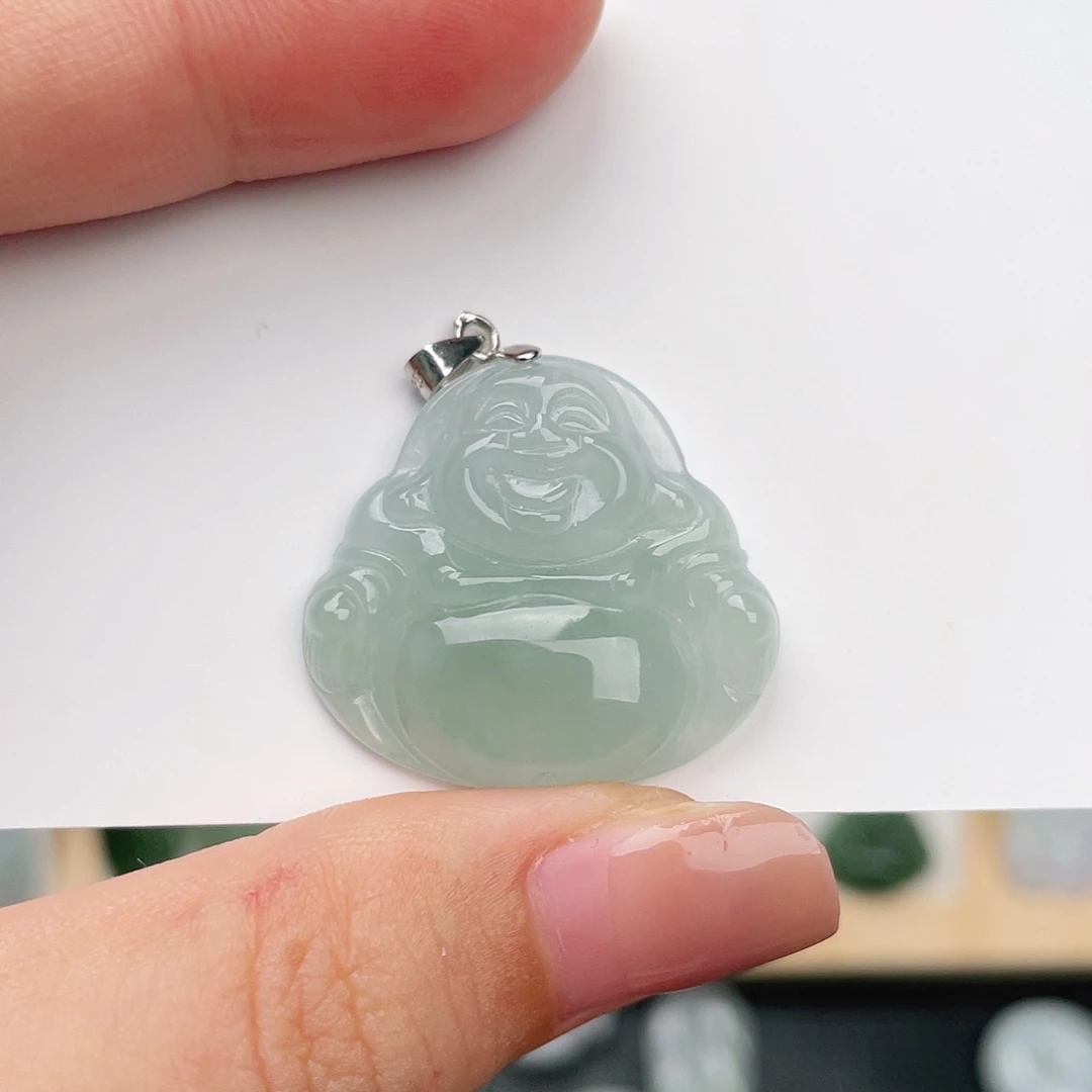 颈饰未镶嵌翡翠佛公