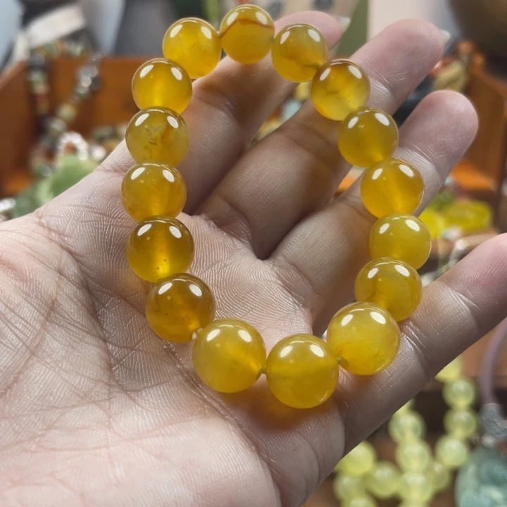 蛇纹石玉未镶嵌手串