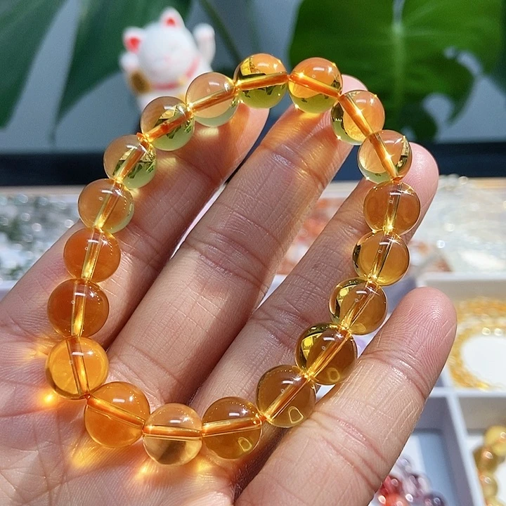 水晶手链未镶嵌黄水晶