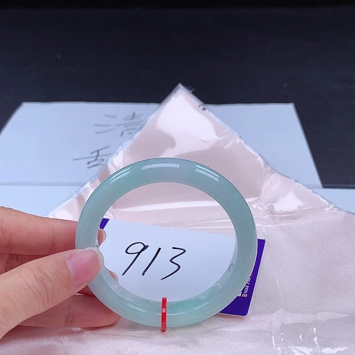 翡翠手镯未镶嵌手镯001757