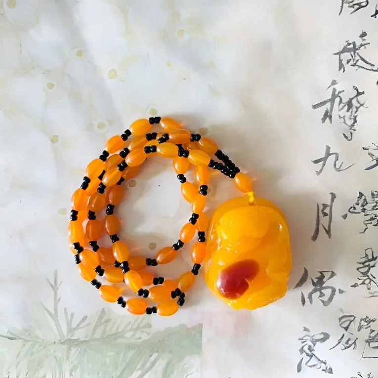 【甄选】A166貔貅大气毛衣链吊坠-多样性发其一