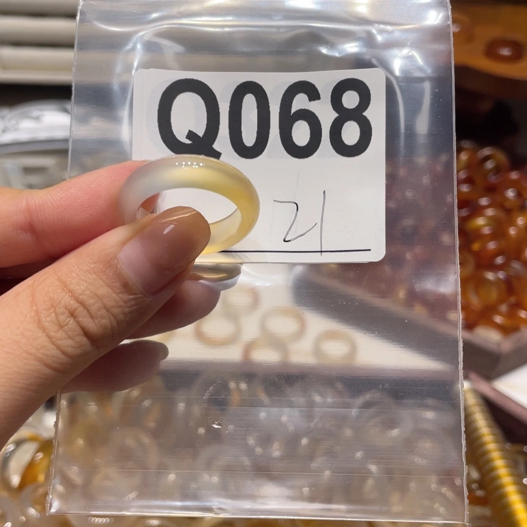 玛瑙/玉髓未镶嵌戒指068