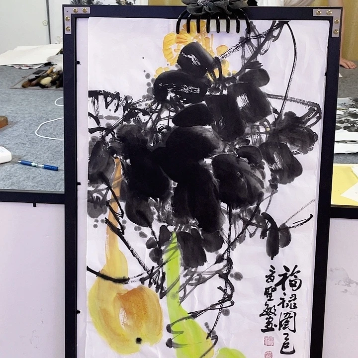 国画张圣敏先生纯手绘作品