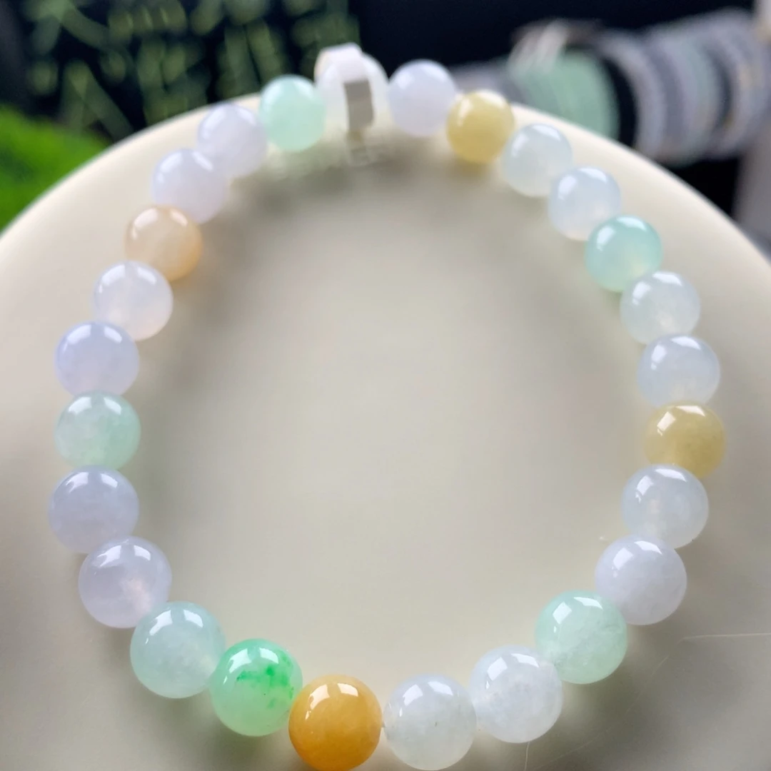 未镶嵌手链翡翠卡7.5