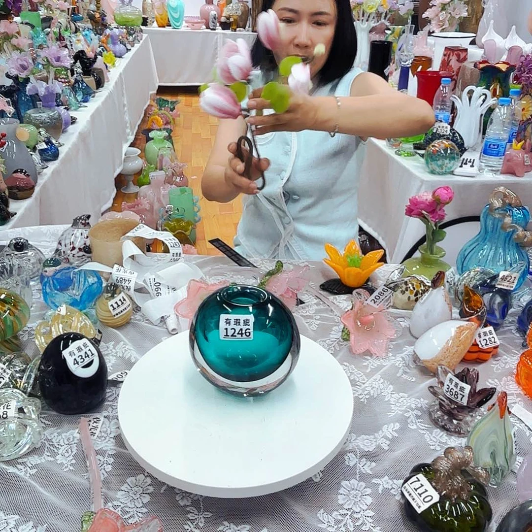 1246 安妮家居琉璃花瓶摆件