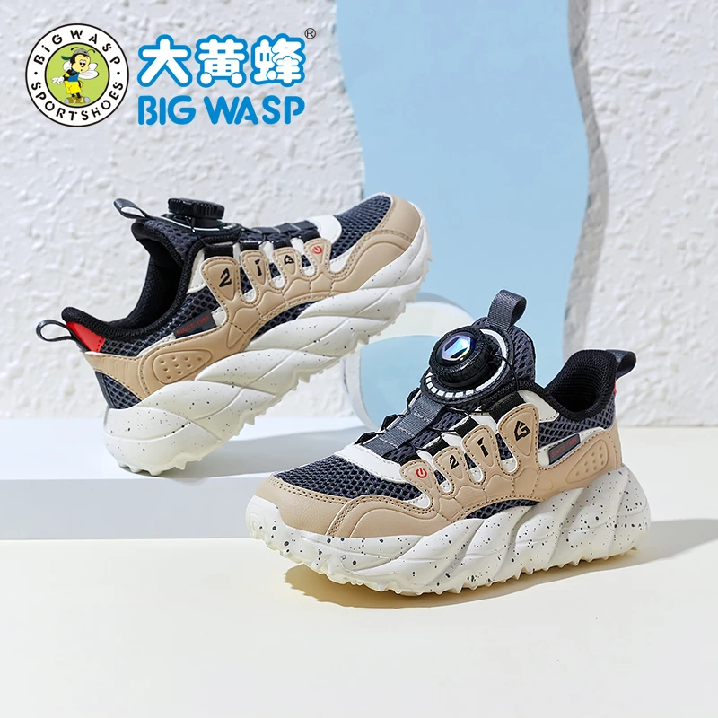 大黄蜂童鞋男童运动鞋夏季单网透气学生跑步鞋中童防滑儿童休闲鞋