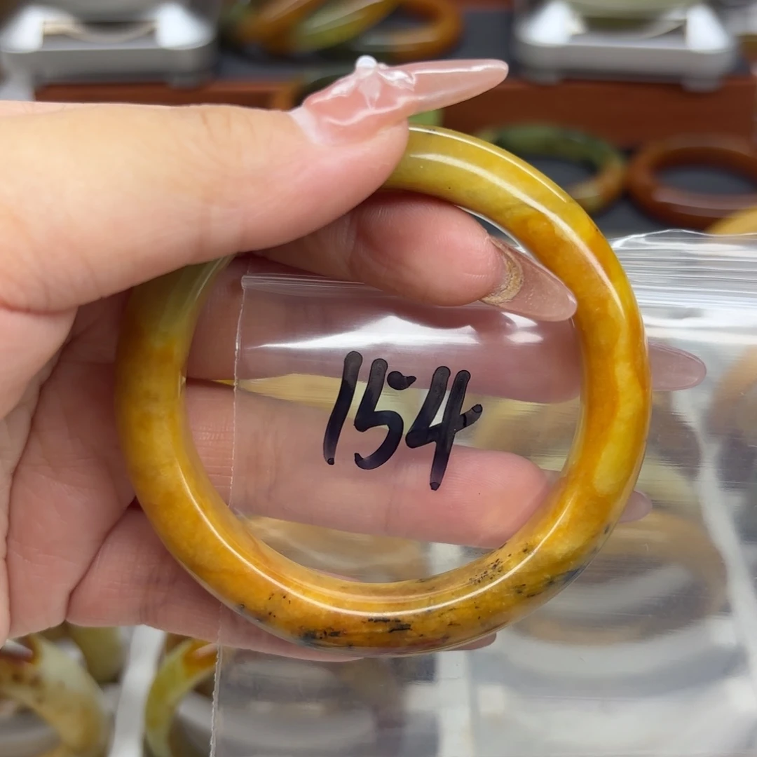 简***生蛇纹石玉未镶嵌手镯