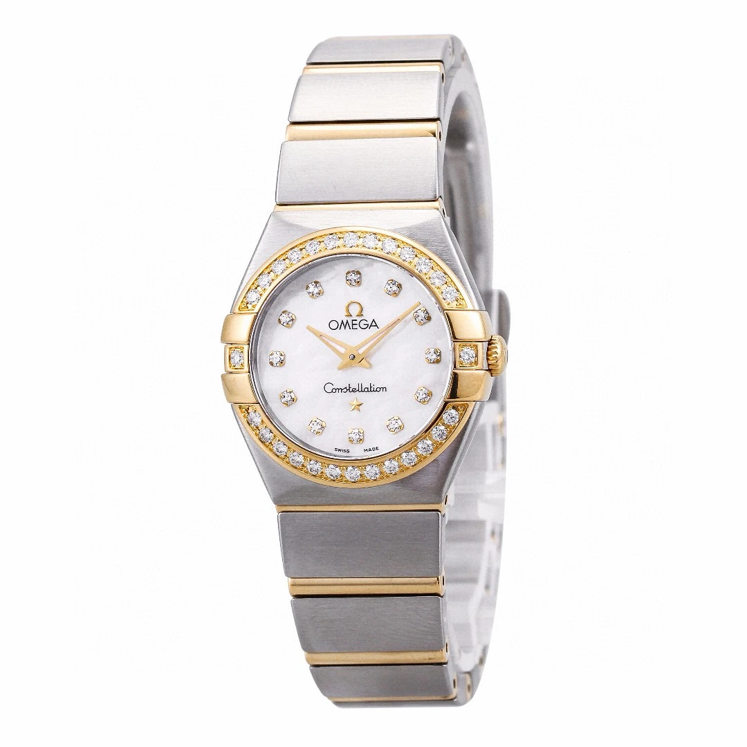 99新 Omega/欧米茄 欧米茄女表  贝母原钻 24mm