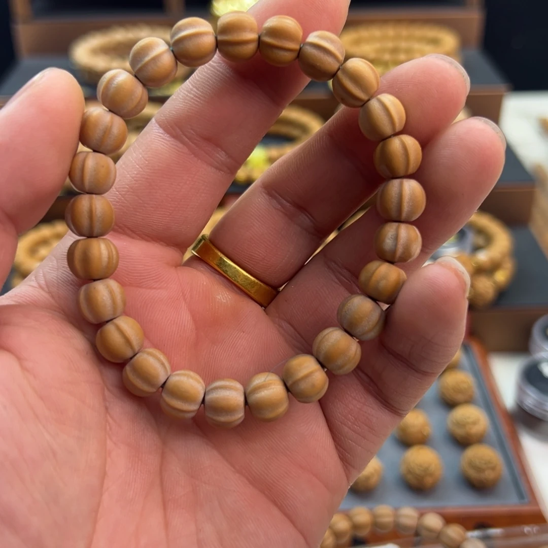 猴头核桃手串纯瑕疵体验款鲨鱼背28号