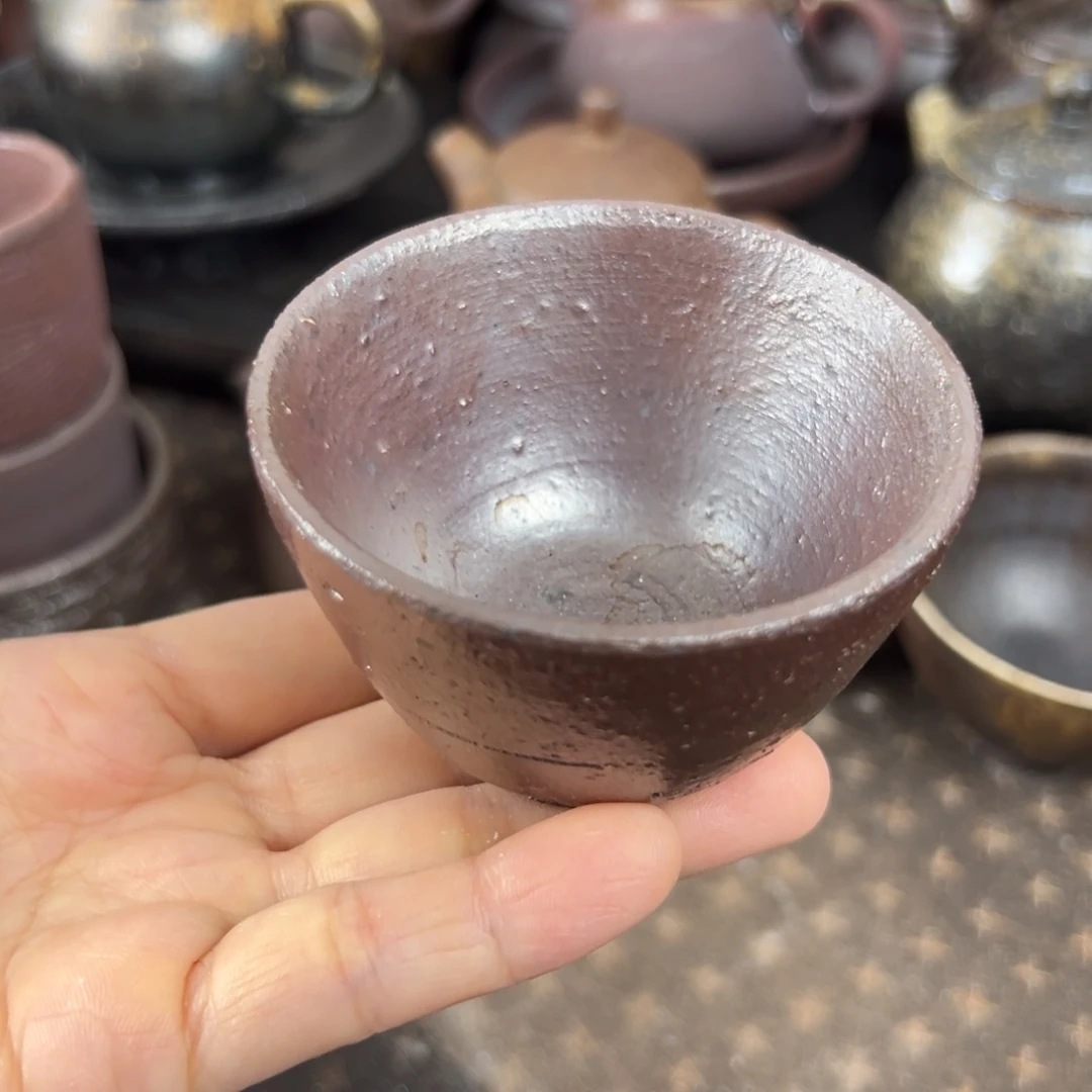 柴烧柴烧茶器主人杯