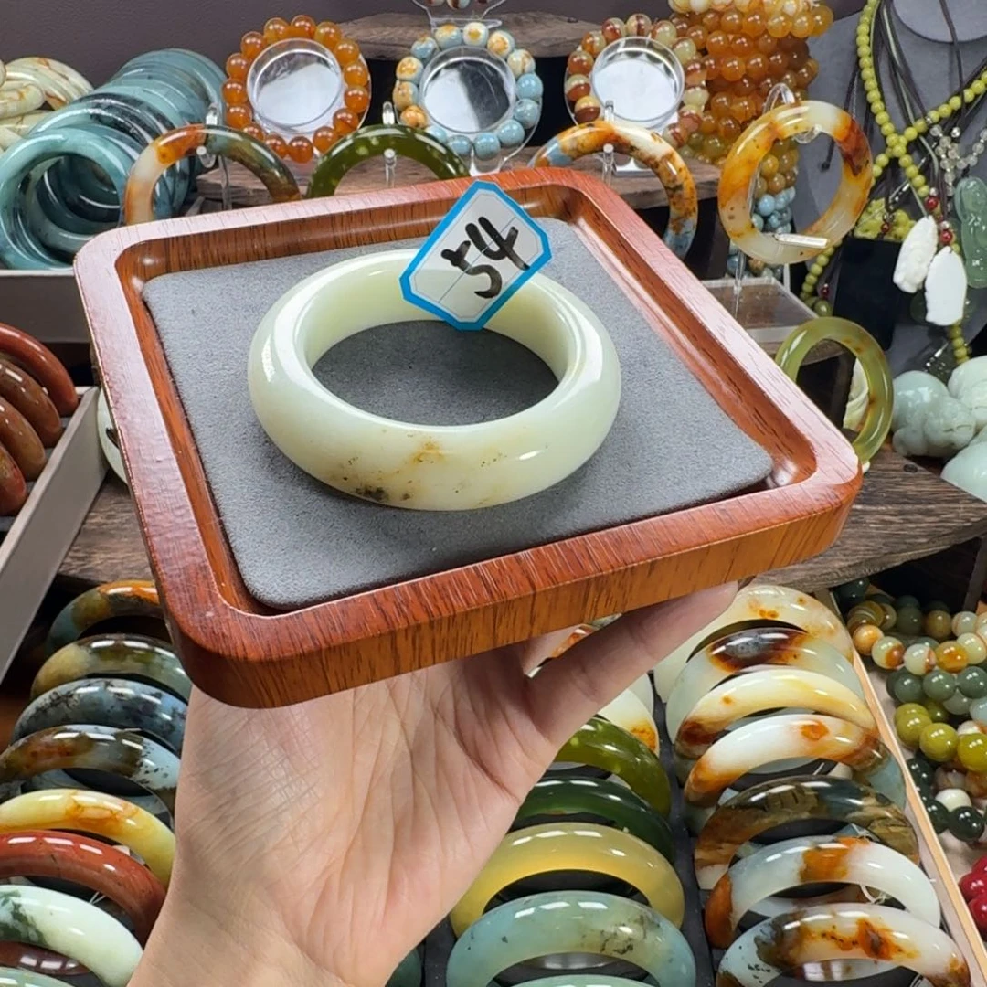 蛇纹石玉合金手镯