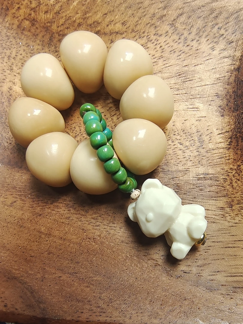 风化色象牙果蒜瓣手捻设计款