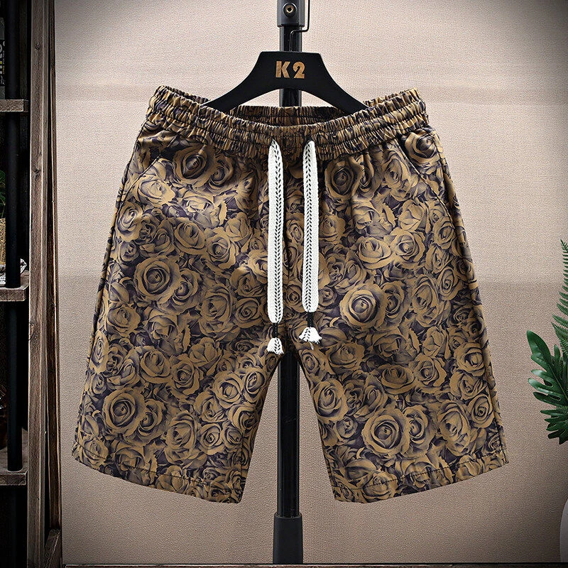 大码男士时尚外穿2025年新款短裤男夏季薄款五分裤潮牌青年运动男