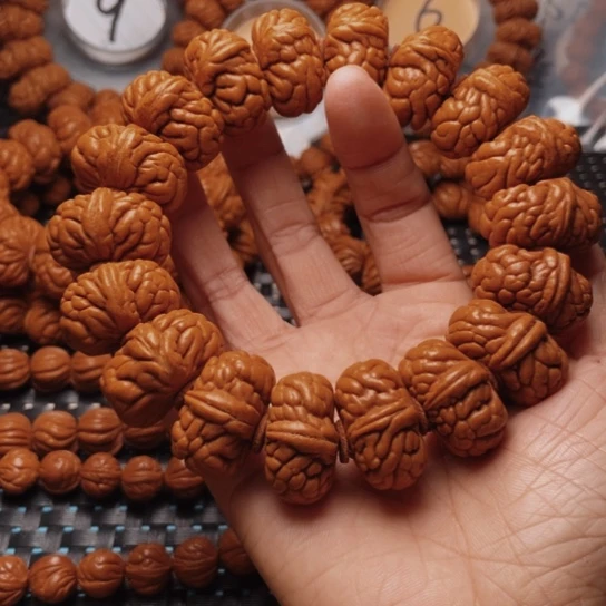 桃核手串龙纹桃核