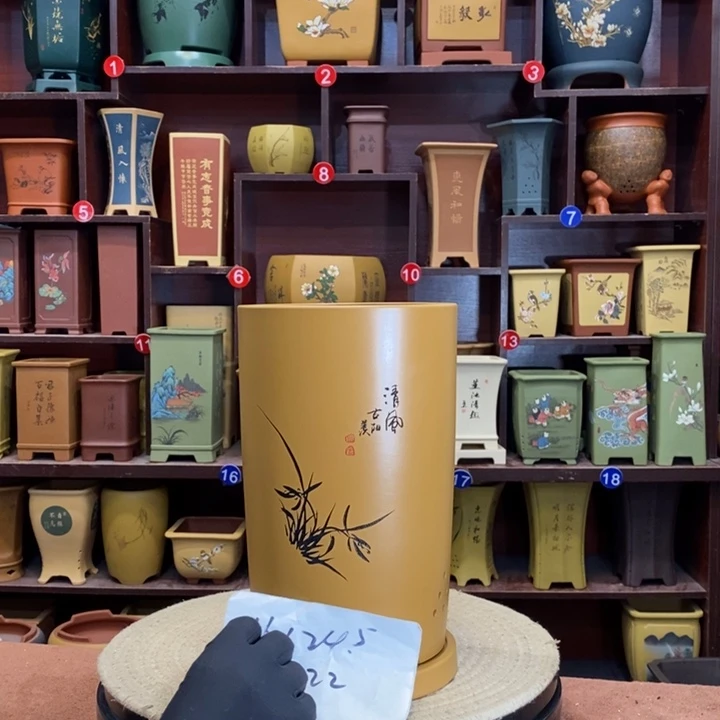 紫砂花盆忆紫砂作品