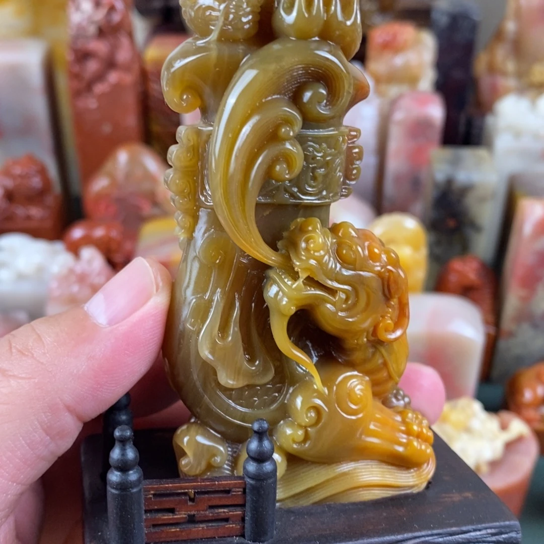 巴林石其他巴林石手工雕摆件