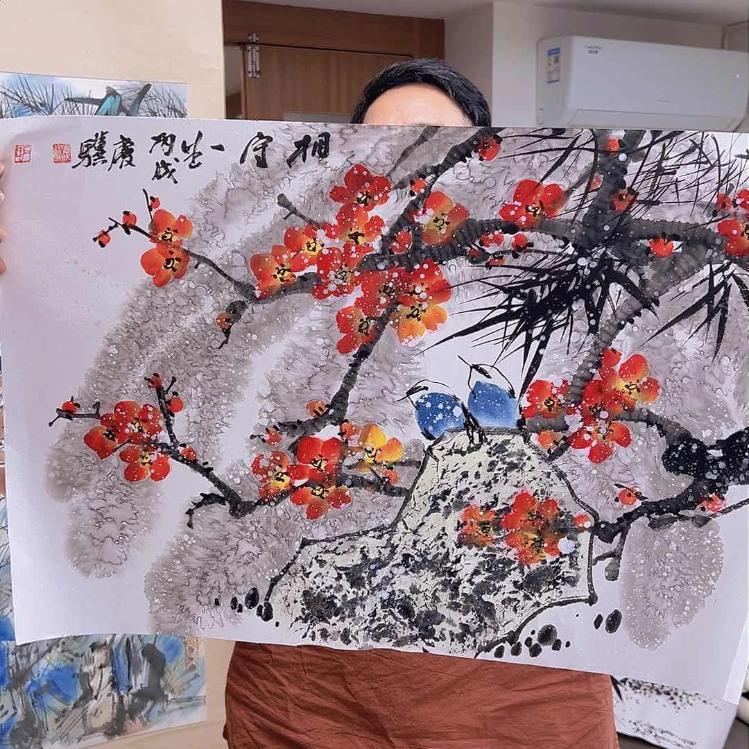 绘画韩江书画 石老师