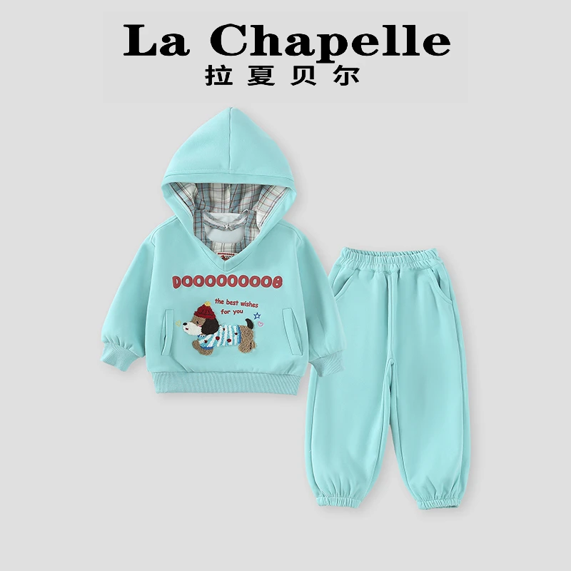 La Chapelle【拉夏贝尔】春季新款时尚卡通三件套套装LC208