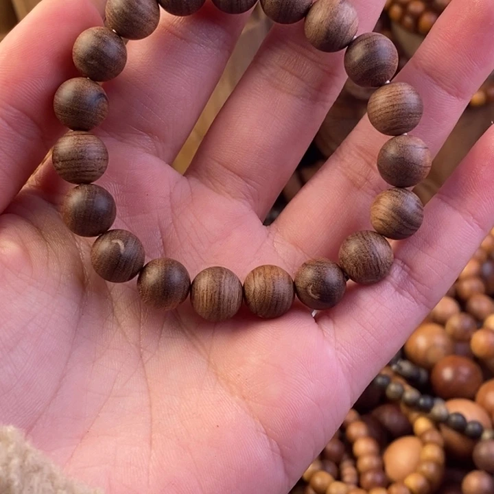檀香木手串/手链大**楂焦糖1.0大瑕疵