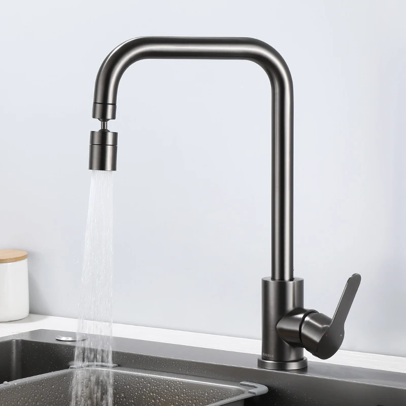 厨房洗菜盆水龙头水槽防溅水洗碗池洗衣池不锈钢洗菜水盆冷热双用