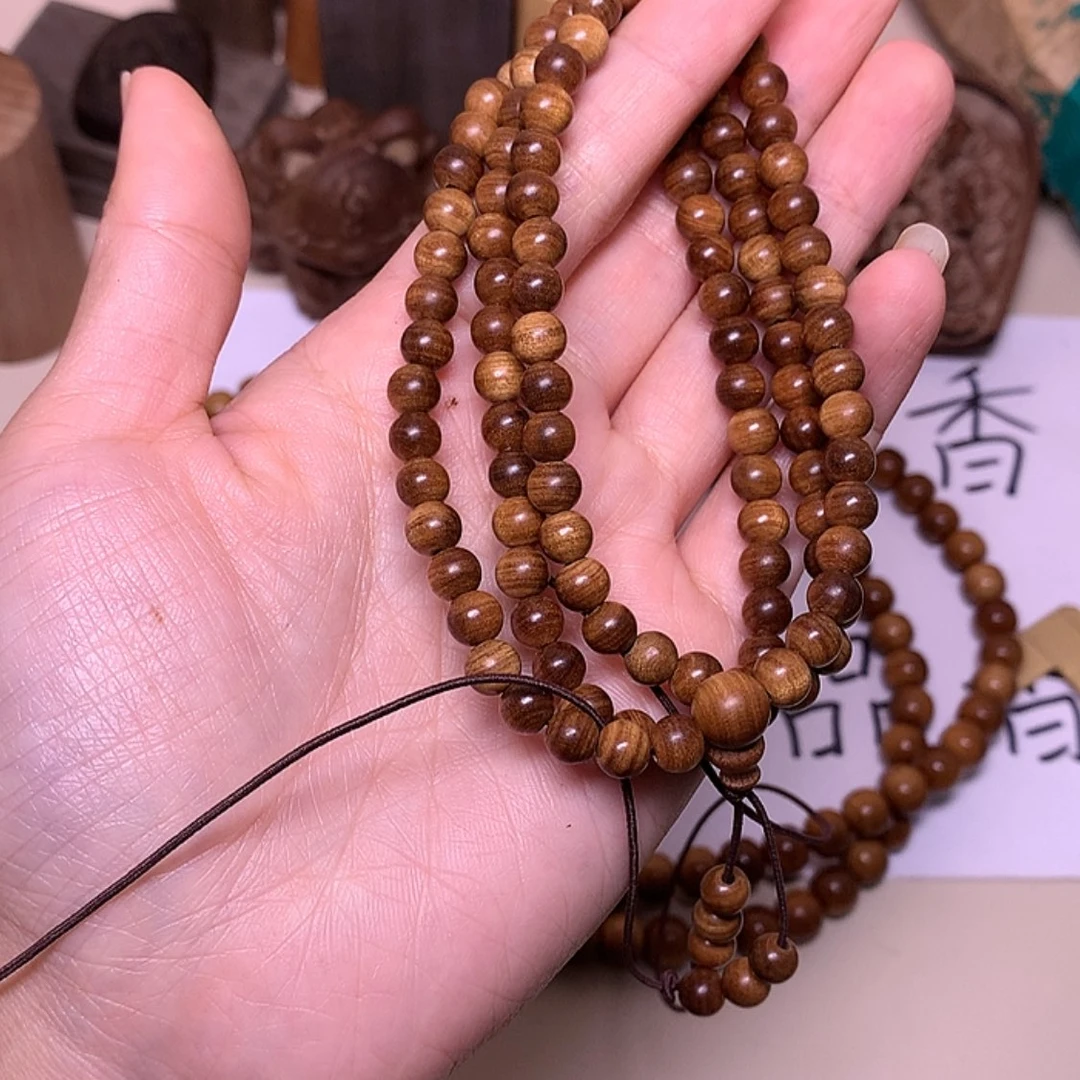 【闪购商品】檀香木手串/手链檀香0.6/108