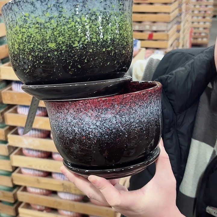 陶瓷陶瓷多肉植物花盆