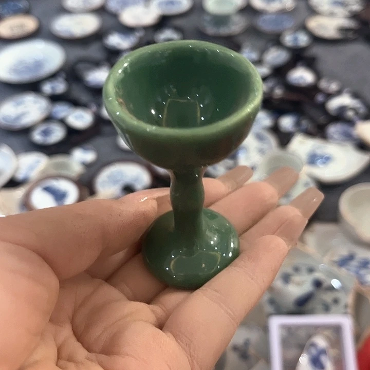 瓷片瓷片茶托喝茶非常不错