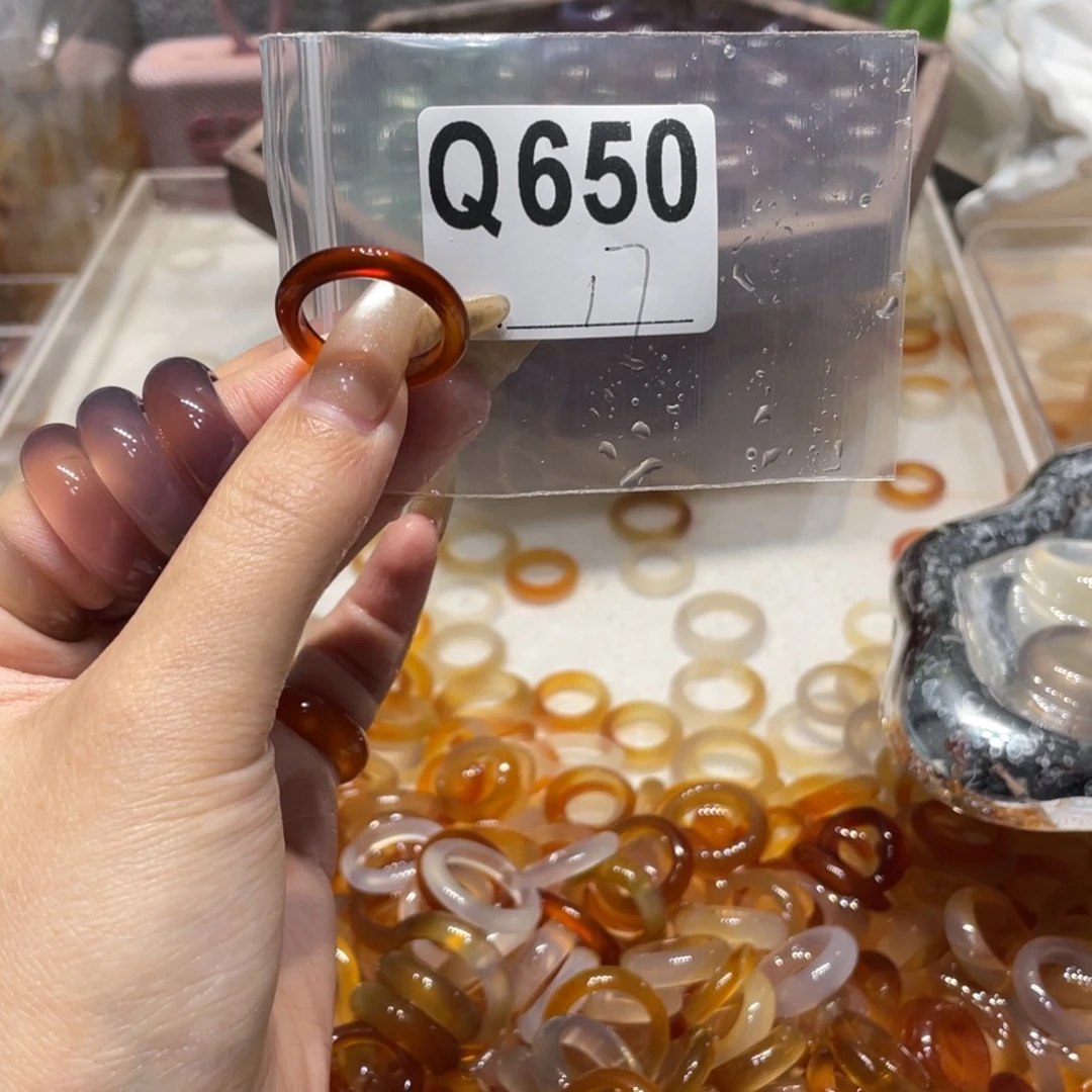 玛瑙/玉髓未镶嵌戒指650