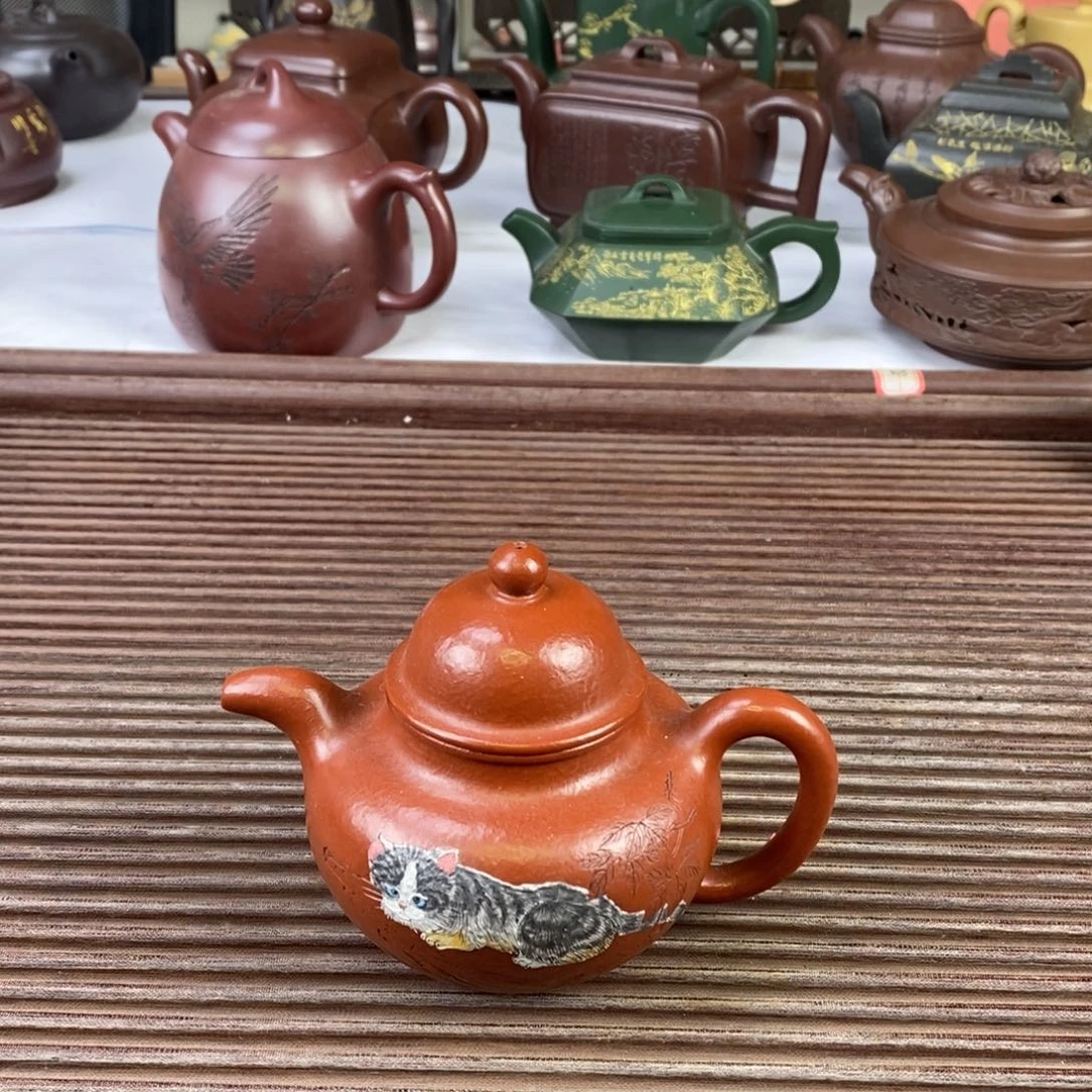 茶壶紫砂白4 掇球