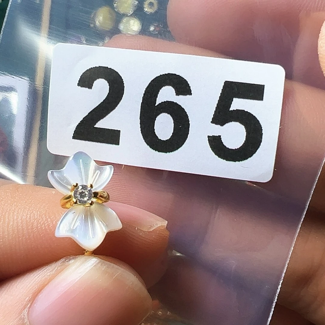 石英质玉戒指银S925镶嵌迟****婆