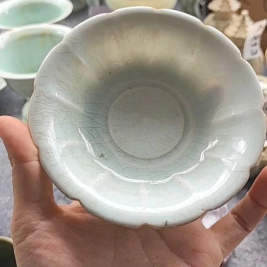 雷***行湖田窑碟子一个全品