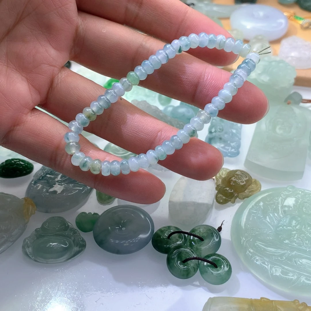 未镶嵌手链翡翠手串