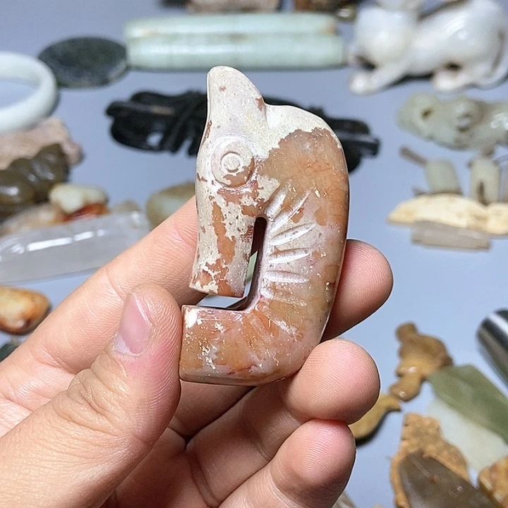 和田玉未镶嵌颈饰185