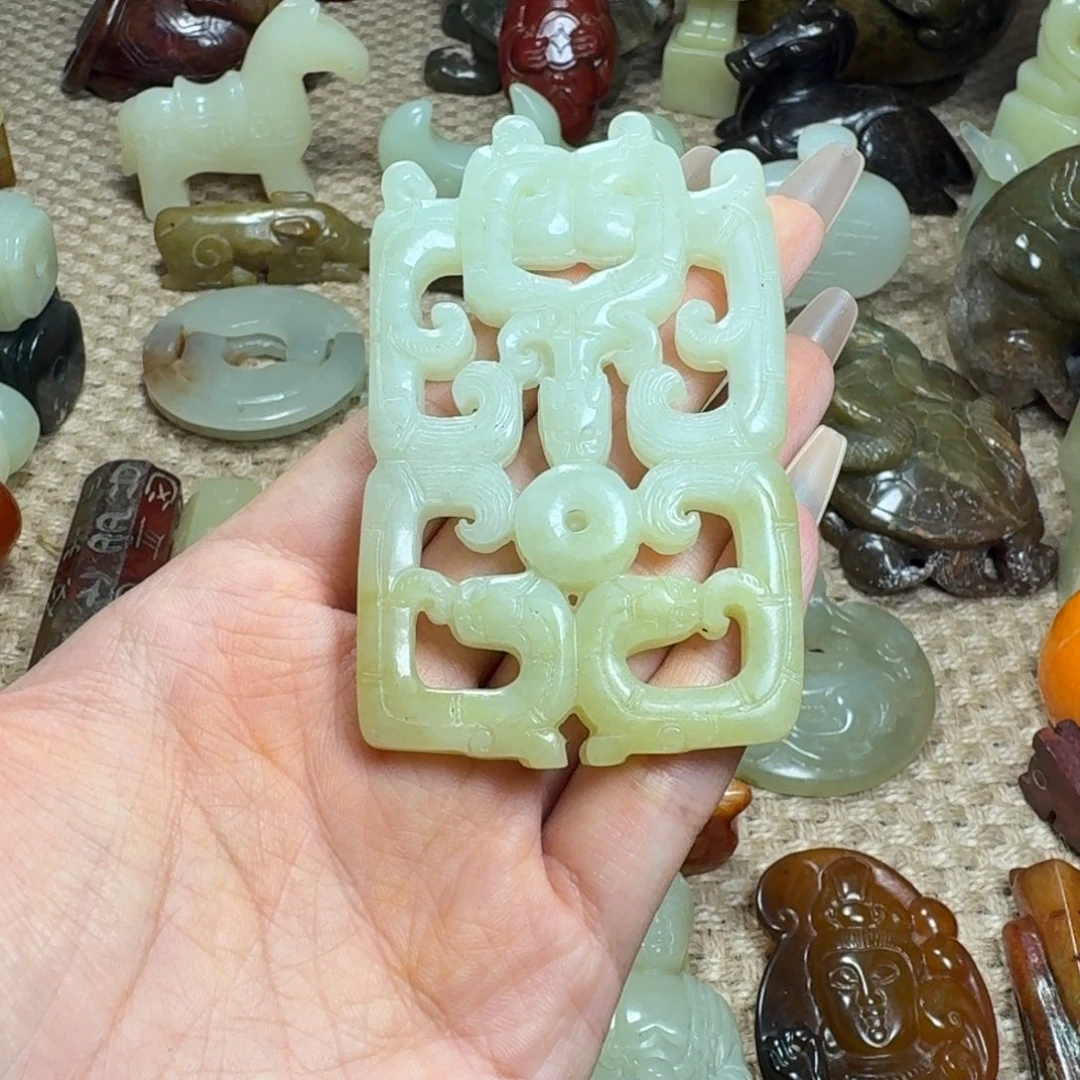 吊坠白玉菩提挂件