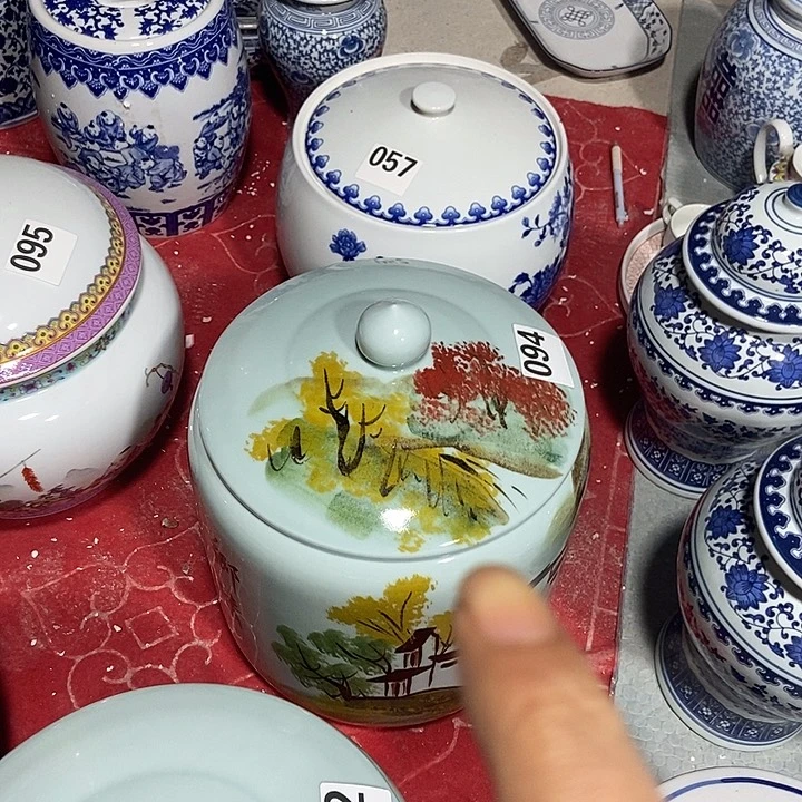 瓷片景德镇陶瓷罐094