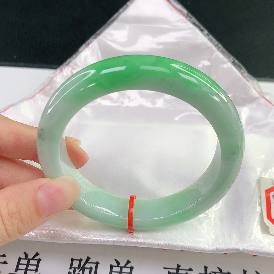 翡翠手镯未镶嵌缅甸天然翡翠A货手镯003