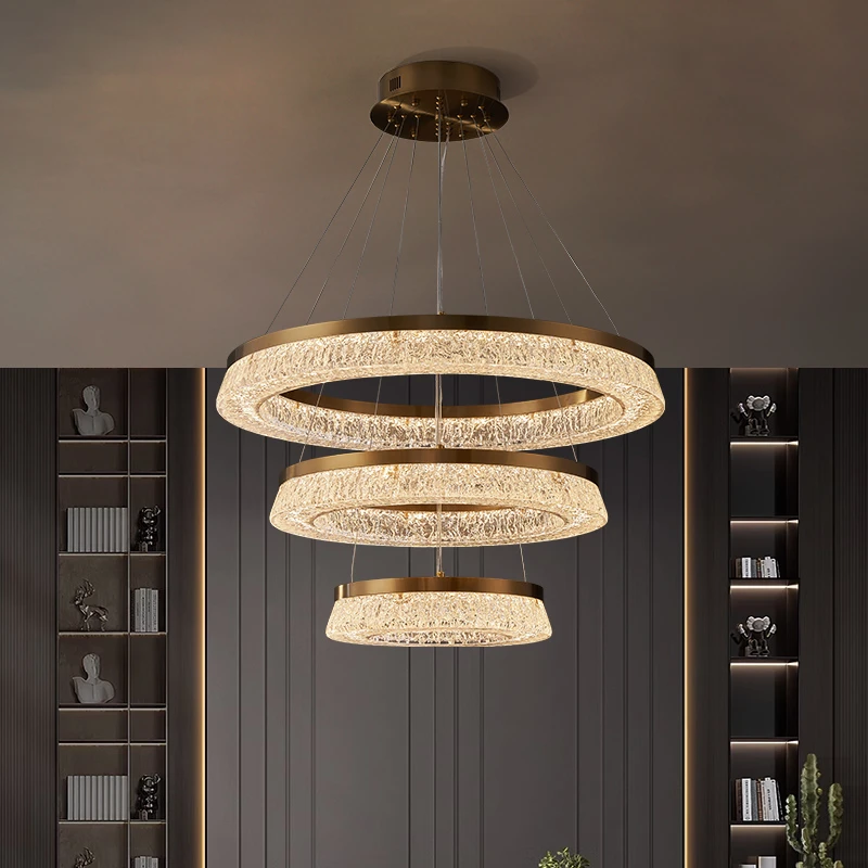 现代意式高端高级轻奢客厅吊灯现代简约卧室餐厅吊灯圆形大气灯具