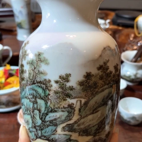 汪派山水嫡传第四代汪沁直播间微瑕