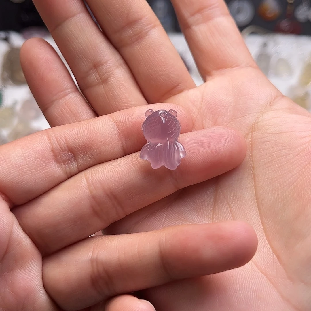 玛瑙/玉髓颈饰未镶嵌爱***鱼