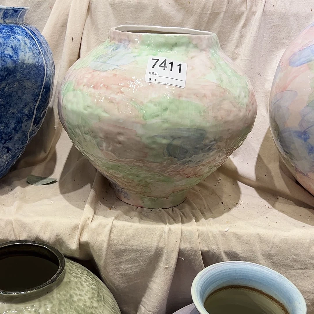 缸7411高 27口14陶瓷花瓶无孔