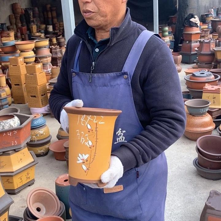 紫砂花盆紫砂花盆