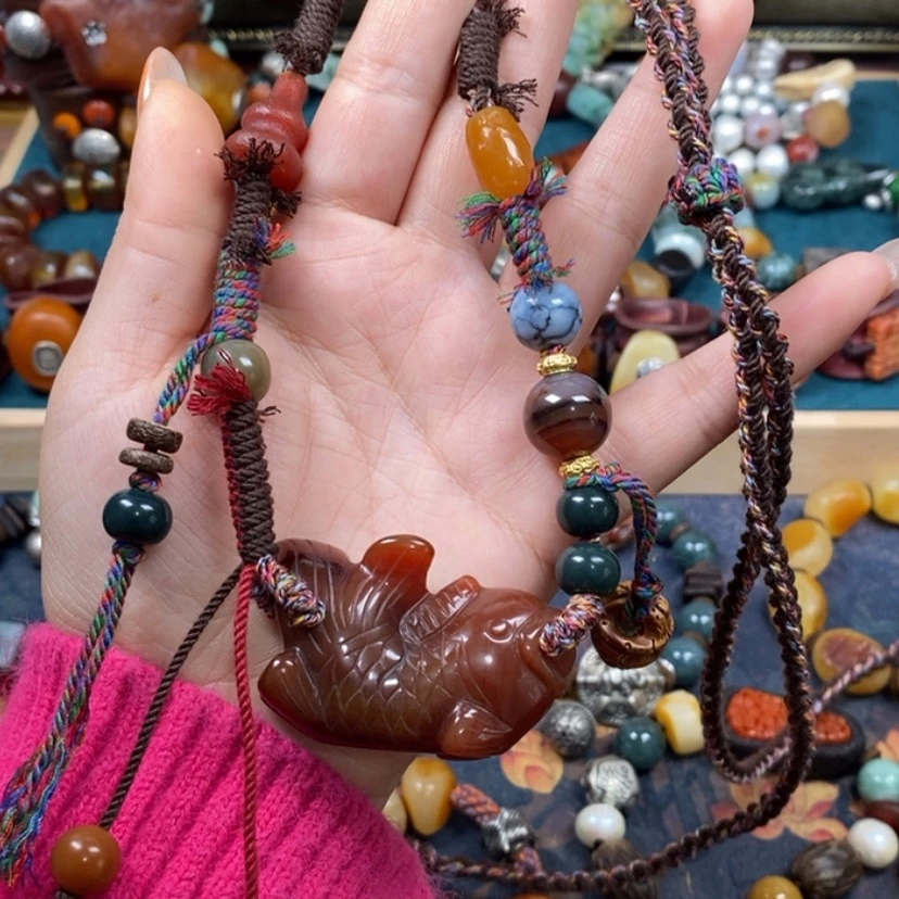 【闪购商品】玛瑙/玉髓颈饰未镶嵌