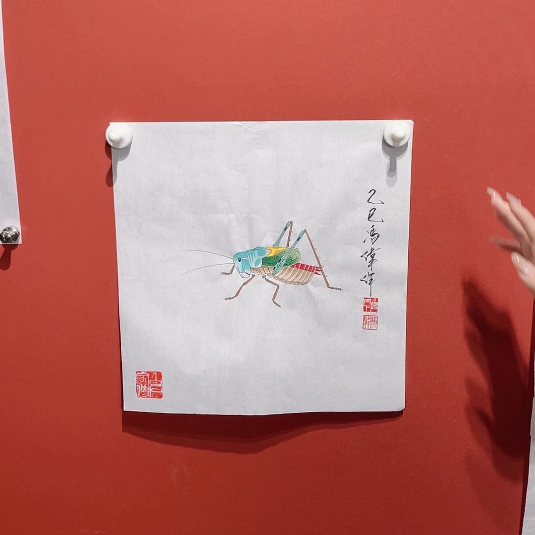 国画冯伟老师手绘国画作品音浩