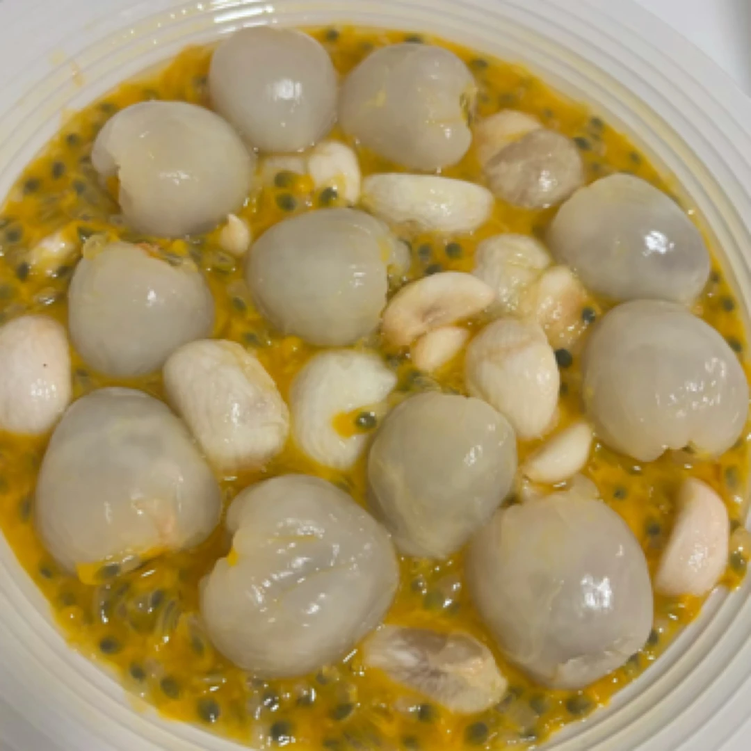 果切百香果拌山竹荔枝400g